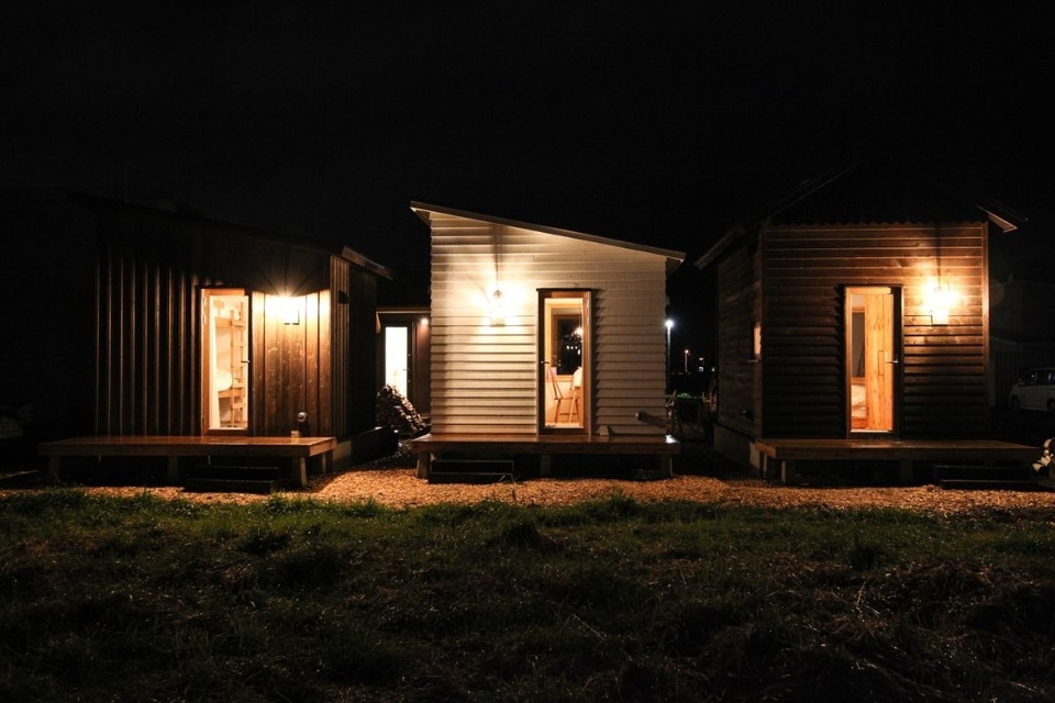 旭川公園ゲストハウスのタイニーハウス