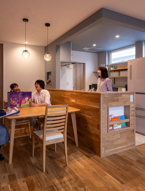 2つのファミリークロークがある北欧モダンな家 札幌市