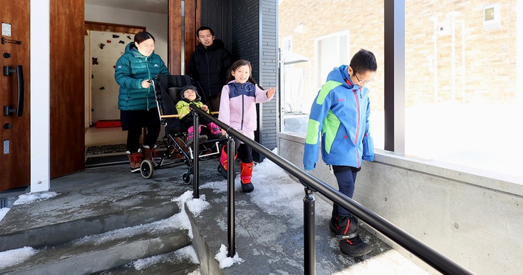 家族みんなが快適で自然に介護ができる家　札幌市／Kさん