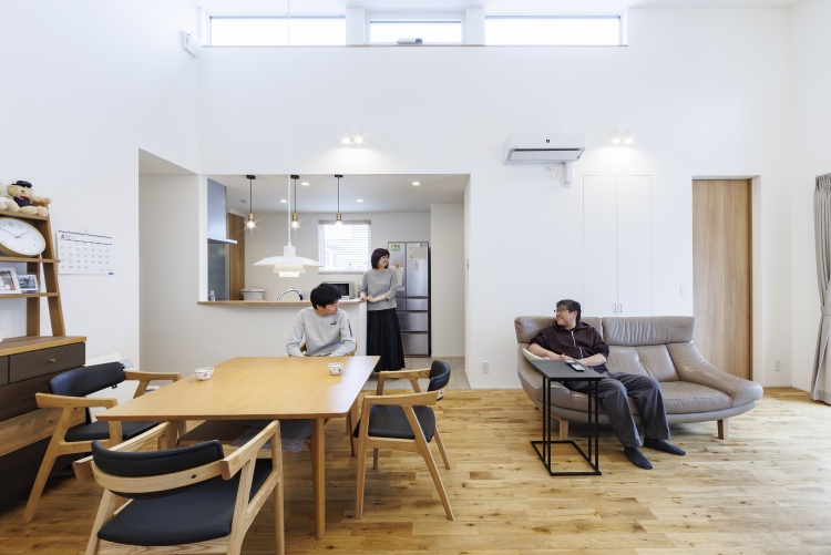 暑さ寒さに振り回されない! 快適で動きやすい平屋暮らし 札幌市K邸/拓友建設