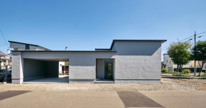 美しくデザインされた坪庭のある平屋 帯広市/ヨツモクサイド