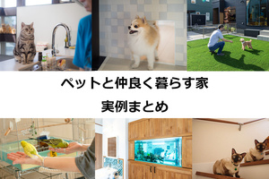 ペット(犬・ネコほか)と仲良く暮らす住宅10事例