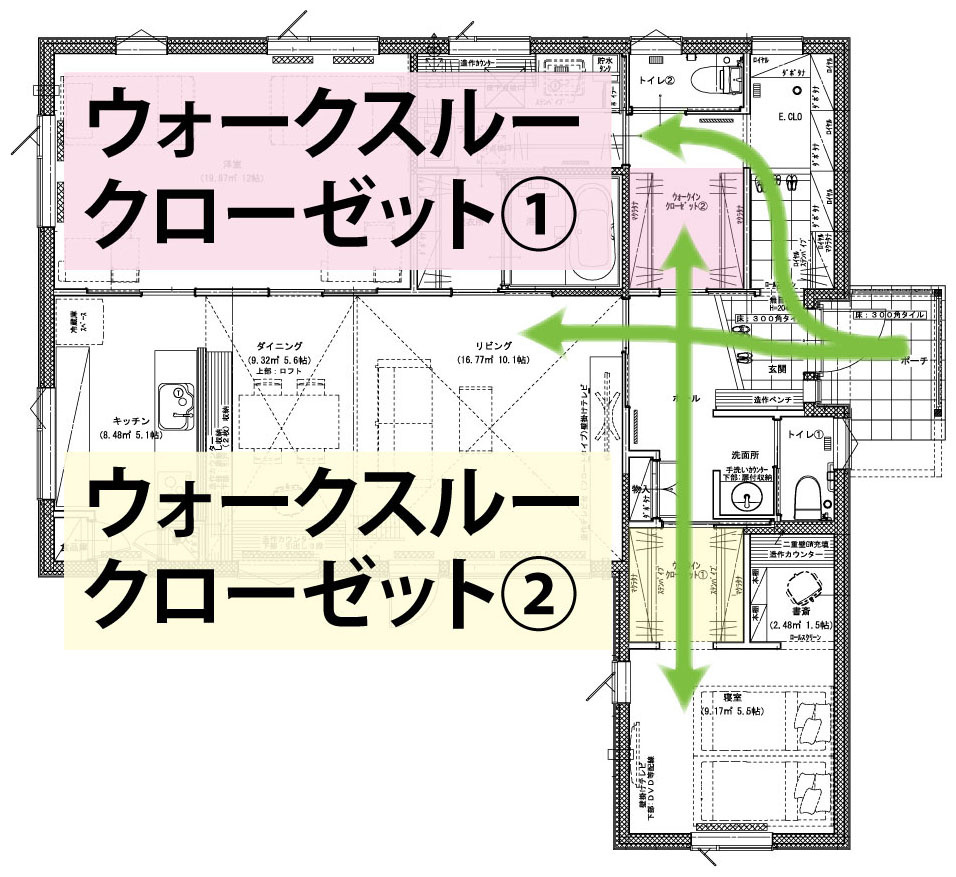 ファミリークローゼット施工例22選